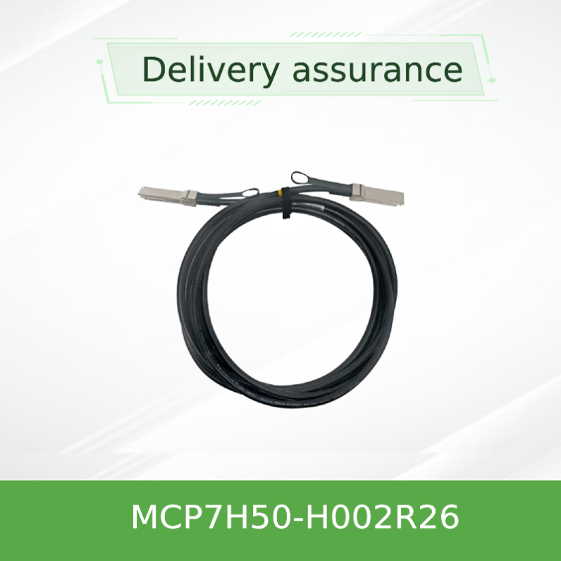 câble MCP7H50-H002R26 MCP7H50-V0xxR QSFP56 de 2m HDR100 Mellanox DAC Cable Direct Attach Fiber