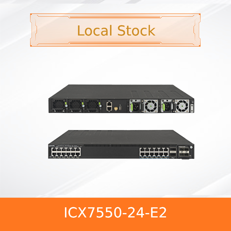 Commutateur Ruckus Icx7550-24-E2 avancé avec 24 ports pour une connectivité transparente