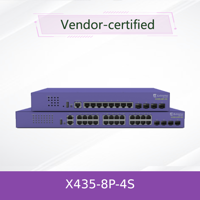 Commutateur réseau Extreme X435-8p-4s hautes performances pour une connectivité rapide