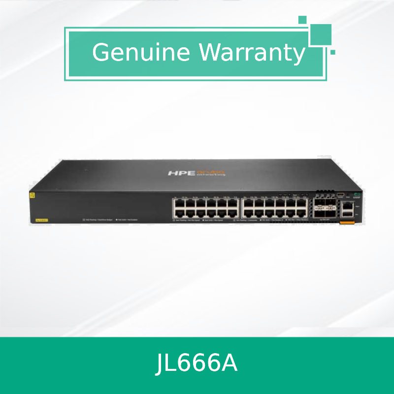 Jl666A 6300f Séries 24 ports 10/100/1000baset Ports PoE+ et 4 ports SFP 1/10/25/50g Commutateur Ethernet réseau