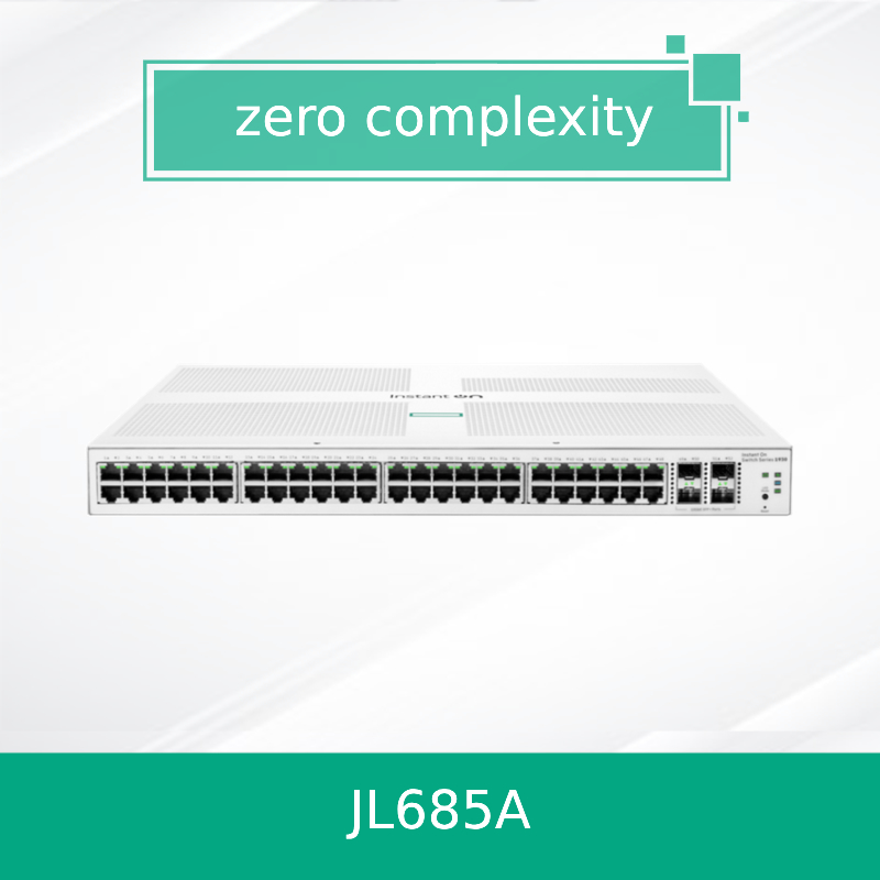 Hpe Networking Instant on Switch 48 ports Gigabit 4 ports SFP+ 1930 (JL685A)