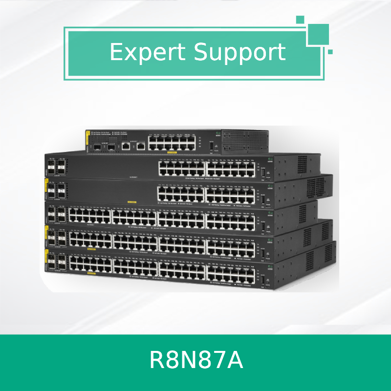 Commutateur Hpe Aruba Networking Cx 6000 24G Class4 Poe 4SFP 370W (R8N87A) Neuf et Original