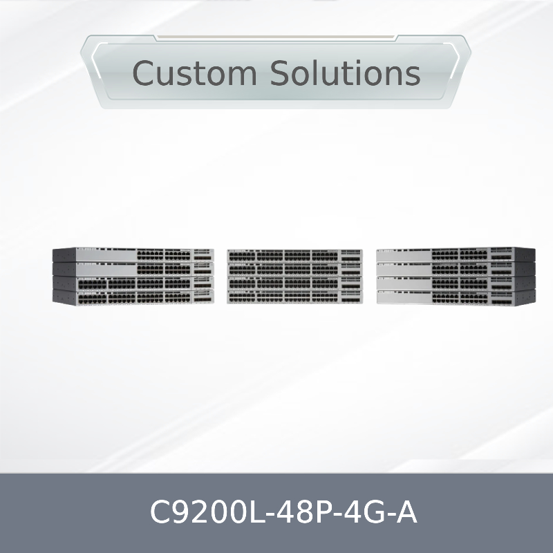 Cisco Nouveau original C9200L-48p-4G-a 9200L 48 Port 10/100/1000 Poe+ 4X1g Commutateur de liaison montante Avantage réseau C9200L-48p-4G-a