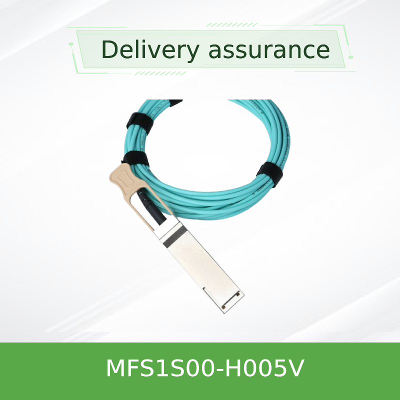 Câble optique actif QSFP56 200 Gb/s NVIDIA MFS1S00-H005V - 5 m - Carte réseau de centre de données haut débit