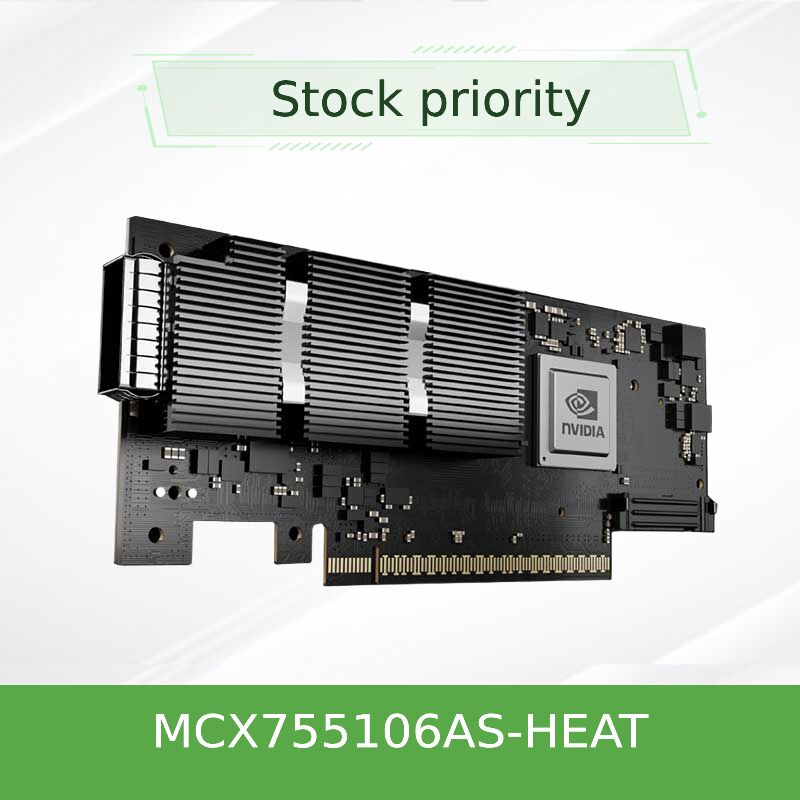 NVIDIA Mellanox ConnectX-7 MCX755106AS-HEAT 400Gb/s NDR Adaptateur réseau intelligent InfiniBand