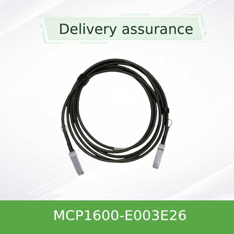 Cable DAC passif QSFP28 de 100 Gb/s de Mellanox MCP1600-E003E26 Compatible avec les câbles 3m, 26 AWG, EDR InfiniBand et 100 GbE