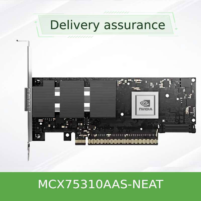 ConnectX-7 MCX75310AAS-NEAT 400G Adaptateur RDMA à port unique pour les centres de données IA, HPC et cloud