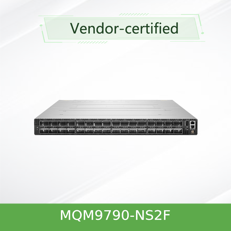 NVIDIA Quantum-2 QM9790-NS2F 400Gb/s Commutateur InfiniBand   64 ports NDR Commutateur intelligent avec 51.2 Tb/s de débit