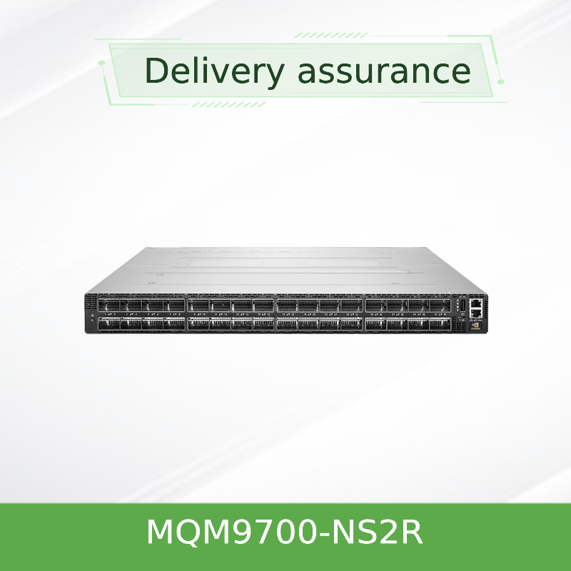 Commutateur InfiniBand NVIDIA Quantum-2 MQM9700-NS2R 400 Gb/s – 64 ports NDR, flux d'air C2P, gestion intégrée
